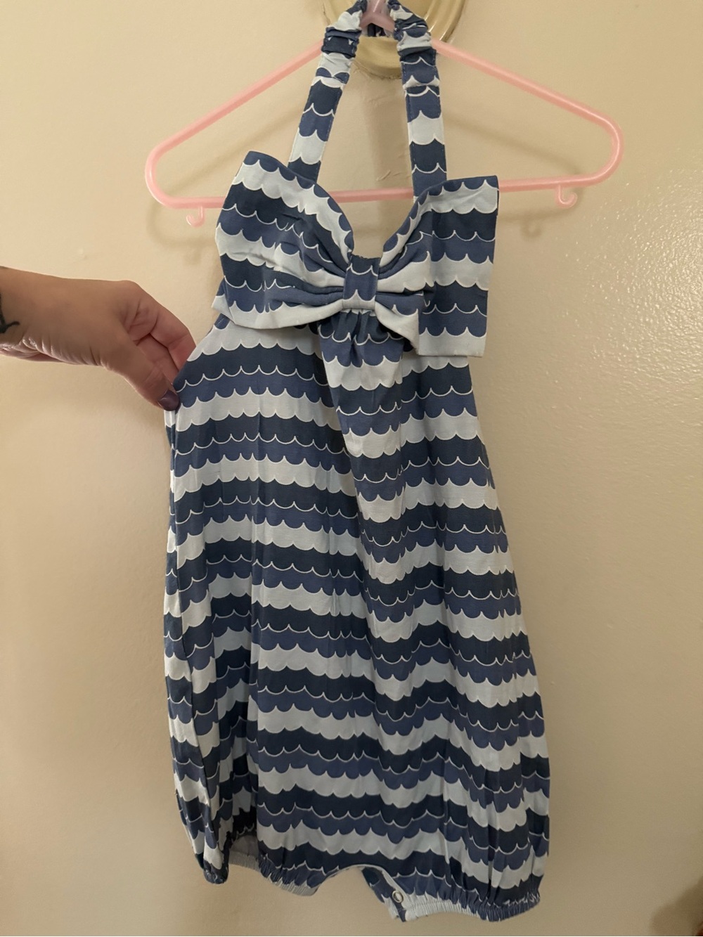 Kate Quinn Romper with Bow NWOT 2T